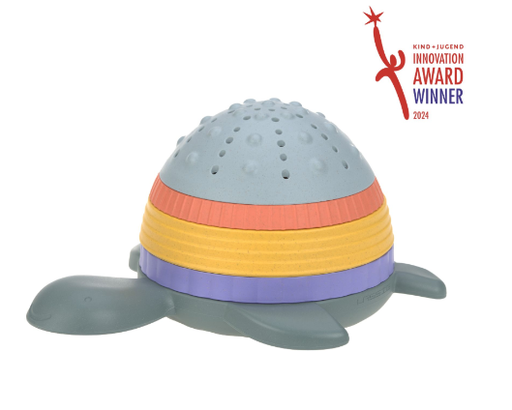 Lassig - Jouet à empiler -Tortue verte