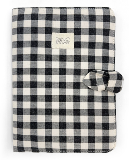 [PDOKVDA] Babyshower - Protège carnet santé Knot - Vichy Damier