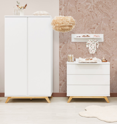Bopita - Ensemble commode et garde-robe 2 portes LYNN - SECONDE MAIN