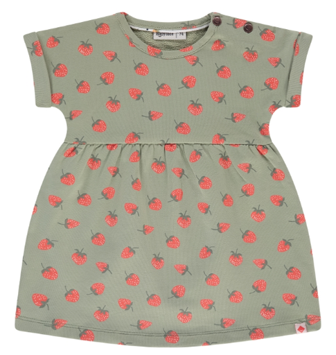 Babyface - Robe motif fraises fille - Pistachio
