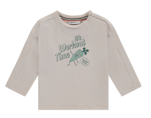 Babyface - T-shirt manches longues garçon Workout- Ivory