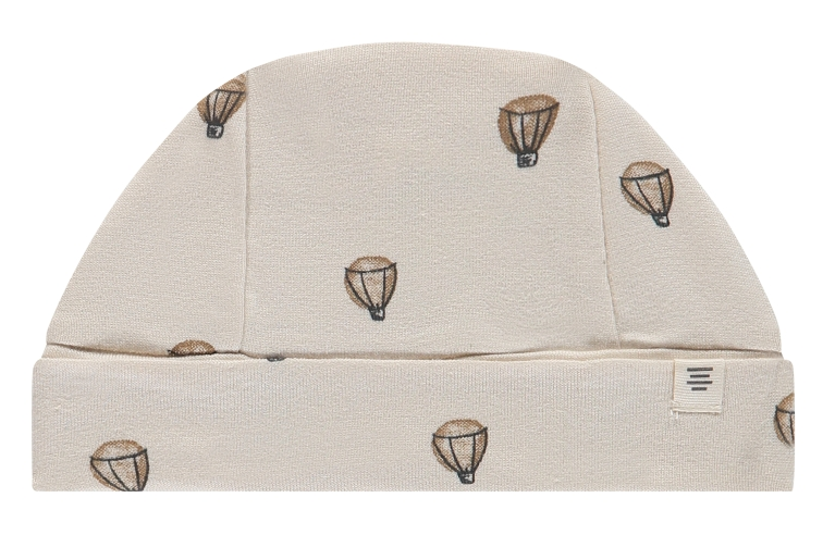 A Tiny Story - Bonnet de naissance motifs montgolfières - Pearl
