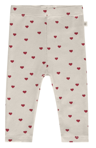 A Tiny Story - Legging bébé motifs coeurs - Pearl