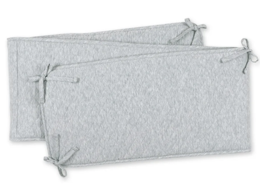 Bemini - Tour de lit et parc - 30x180cm - Pady Quilted Jersey - Mix Grey [208QUILT95QM]
