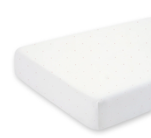 [132CHOUX20JP] Bemini - Drap Housse - 70x140cm - Small dot print écru