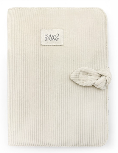 Babyshower - Protège carnet santé Knot - Corduroy [PDOKCDR]