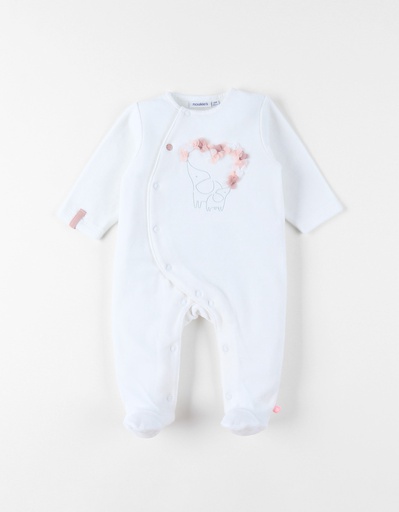 Noukie's - Pyjama éléphant en velours