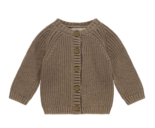 A Tiny Story - Gilet tricoté bébé - Caramel