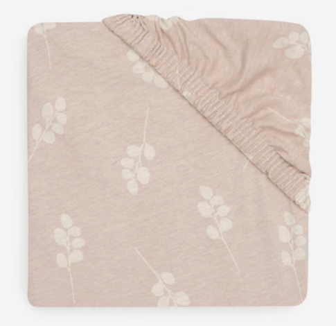Jollein - Drap-housse Jersey 60x120cm Twig - Wild Rose
