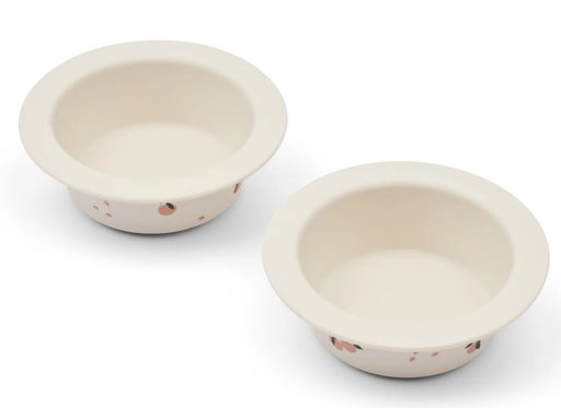 LIEWOOD - Lot de 2 bols Peony - Peach / Sea Shell