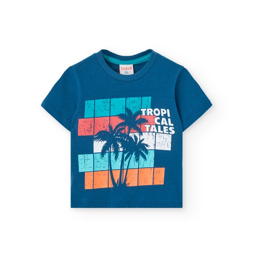 Boboli - t-shirt bleu pour garçon