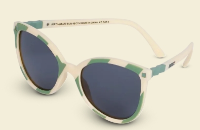 Ki ET LA - Lunettes Buzz - 4/6 Ans - Rayures Sauge [BU4SUNSALVIASTRIPE]