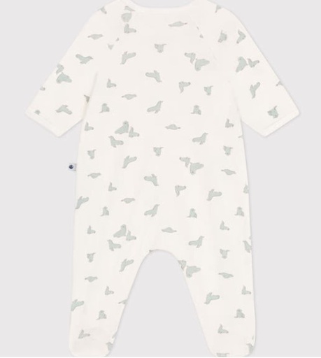Petit Bateau - Pyjama bébé en coton phoques