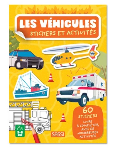 Sassi - Stickers et activités - Les véhicules