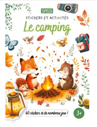 Sassi - Stickers et activités - Le camping