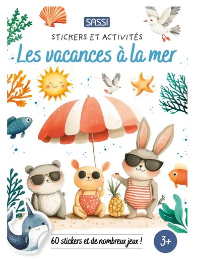 Sassi - Stickers et activités - Les vacances à la mer