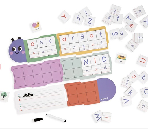 Janod - Apprentissage de l'écriture - la chenille - 4 ans +