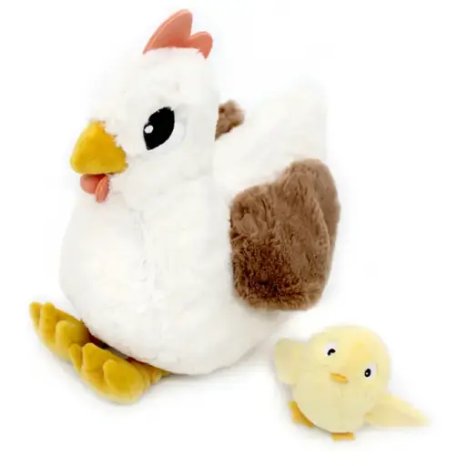 Les Déglingos - Pioupiou poule maman/bébé Les Ptipotos [76010]