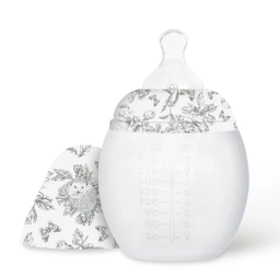 Élhée - Biberon anti-colique 240 ml - Tartine et Chocolat - &quot;Toile de Jouy&quot; Gris