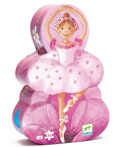 DJECO - Puzzle La ballerine à la fleur 36 pcs - 4 ans + [DJ07227]