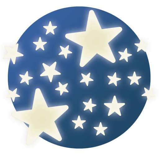 DJECO - Décor phosphorescent - Etoiles [DD04592]