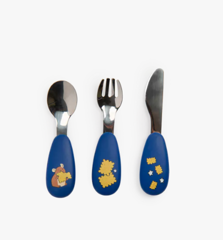 Moulin Roty - Set de couverts inox - Puce & Pilou [684058]