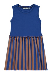 Stains &amp; Stories - Robe fille - Bleu/ marron