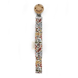 [WOODAVA] Babyshower - Attache-tétine Wood - Liberty Ava