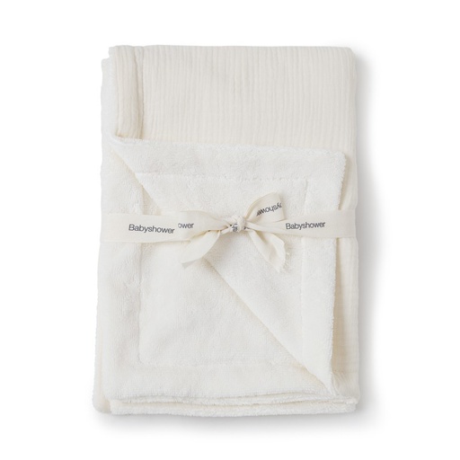 [SPBLIVO] Babyshower - Couverture Printemps - Ivory Powder