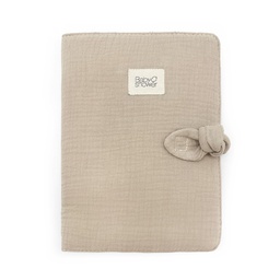 [PDOKLTE] Babyshower - Protège carnet santé Knot - Latte Powder