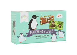 A Little Lovely Company - Puzzle d'association - Familles d'animaux