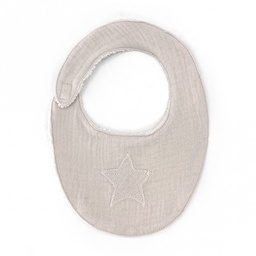 [BIBSCLO] Babyshower - Bavoir Bandana Star - Cloud Powder