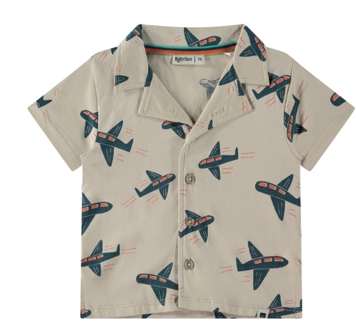 BABYFACE - Chemise courtes manches garçon - Motifs avions