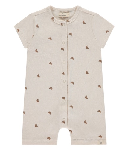 A Tiny Story - Combinaison manches courtes/short bébé - Croissant