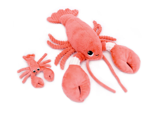 Les Déglingos - Peluche homard Iloveyou maman et son bébé corail - Les Ptipotos [75601]