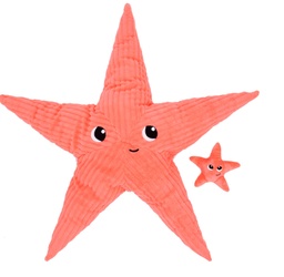 Les Déglingos - Peluche étoile de mer Wahou maman et son bébé corail - Les Ptipotos