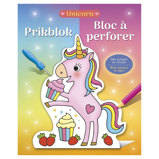 Chantecler - Livre Bloc à perforer - Licornes