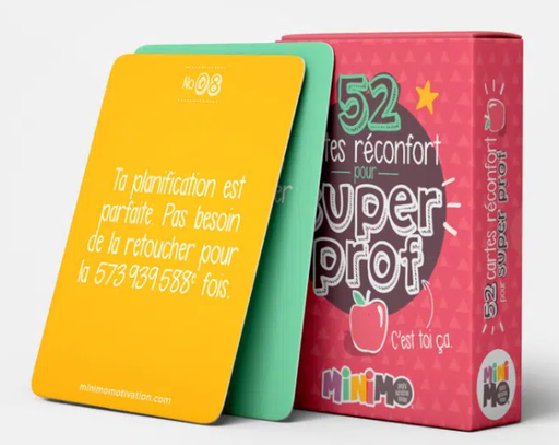 Minimo - 52 cartes réconfort pour super prof