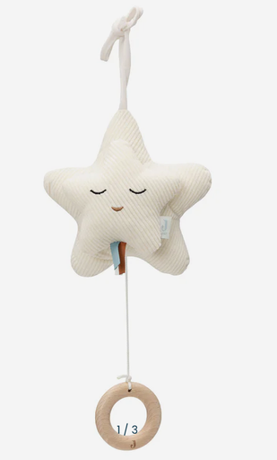 JOLLEIN - Peluche musicale Star Ivory