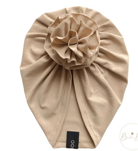 BidiBoo - Turban Fleur - Beige