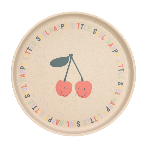 Lassig - Assiette enfant - Happy Fruits - Cerise [13100632007]
