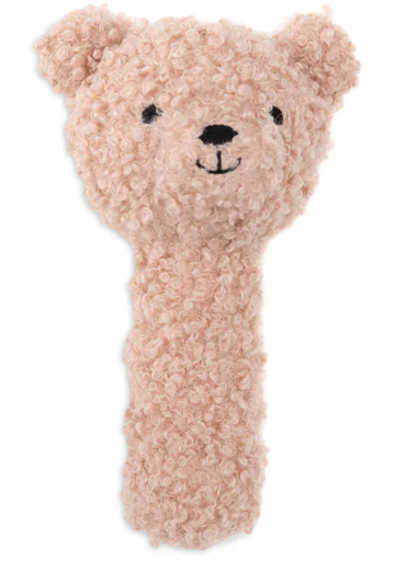 Jollein - Hochet Teddy Bear - Wild Rose
