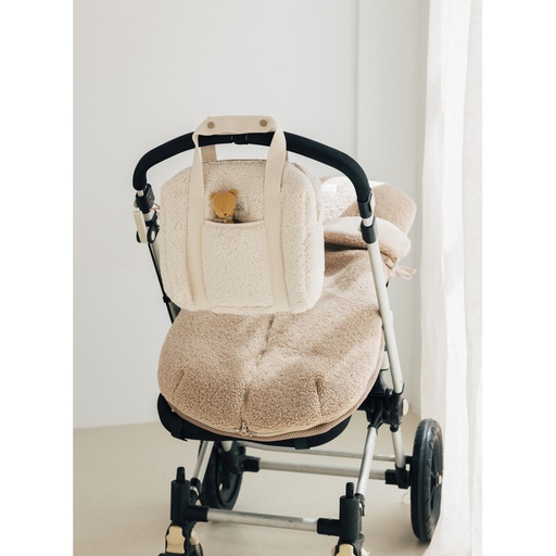 [STFFLDO] Babyshower - Chancelière poussette polaire - Latte Doodle
