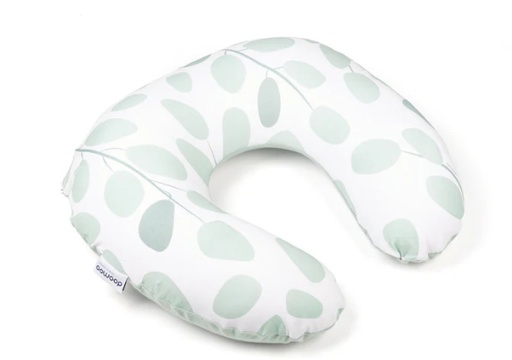[SCS31] Doomoo - Housse pour Coussin d’Allaitement Softy - Leaves Aqua Green