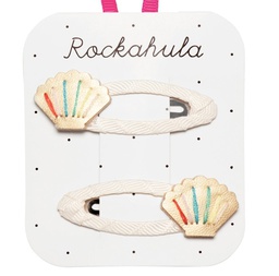 [H2127G] Rockahula - Lot de 2 pinces à cheveux - Rainbow Shell