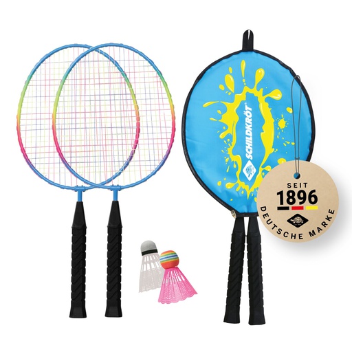 [970907] Schildkröt - Set de 2 raquettes badminton avec volants