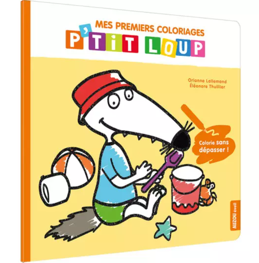 Auzou - Mes premiers coloriages - P'tit loup - Les vacances