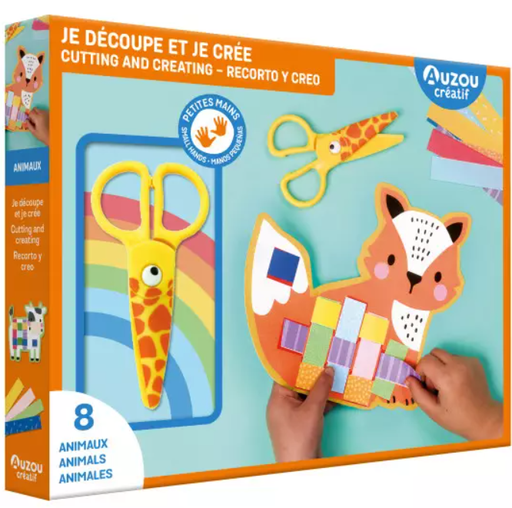Auzou - Mon coffret d'artiste - Je découpe et je crée - 3 ans+