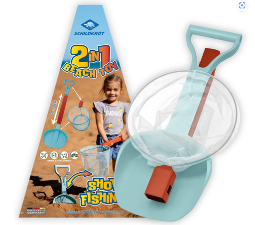 Schildkröt - Ensemble pelle et épuisette 2 en 1 - Bleu [970248]