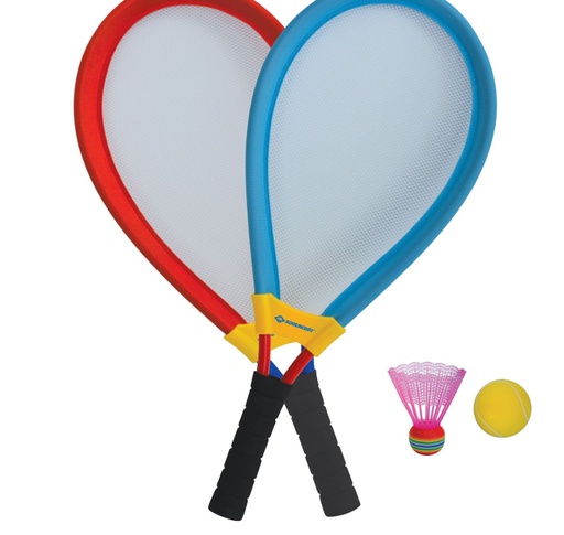 [970150] Schildkröt - Set de deux raquettes en filet avec volant + balle